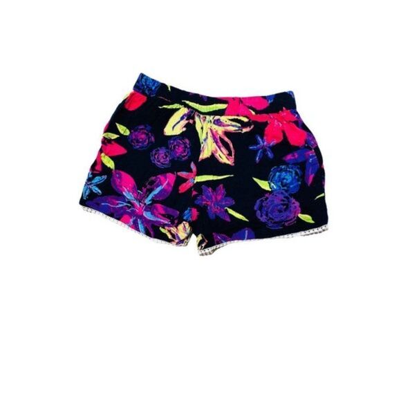 Jessica Simpson Girl's Tropical Print Boho Shorts - Picture 2 of 2